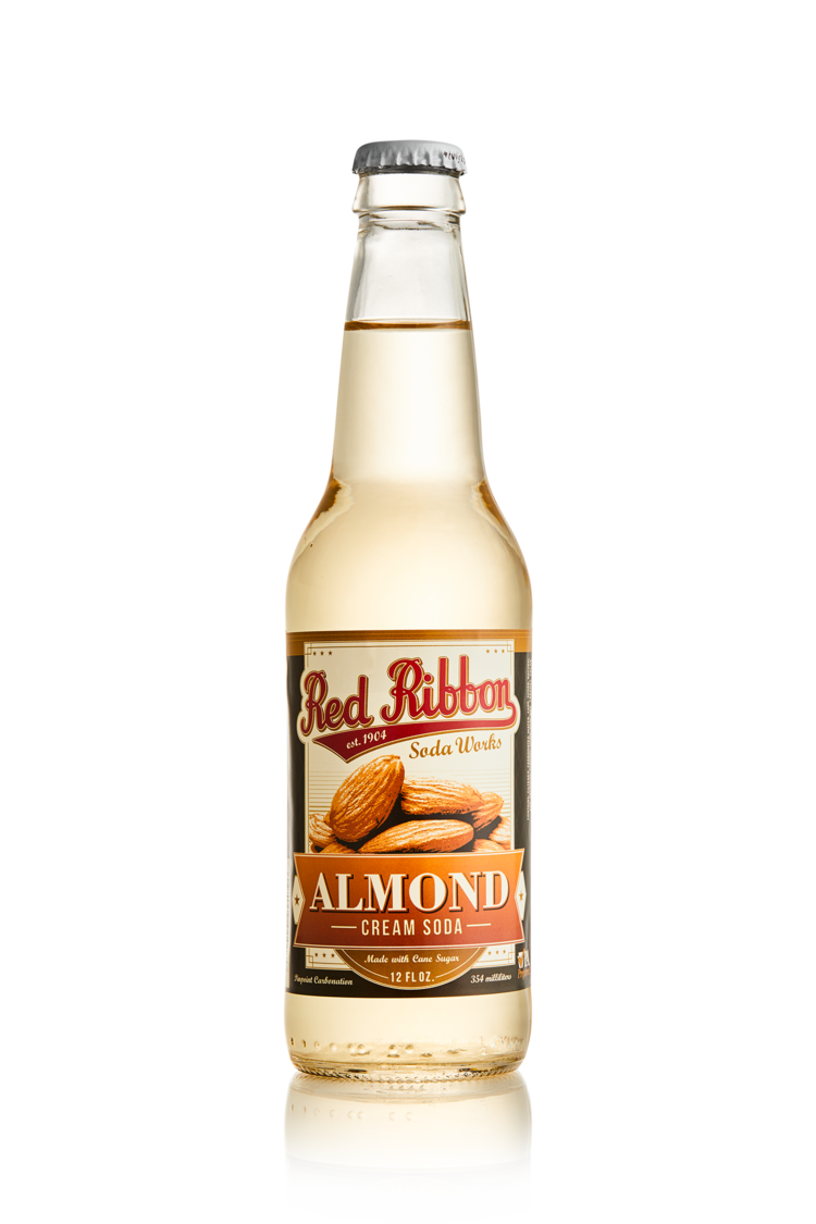 Red Ribbon 12 Fl. Oz. Almond Cream Soda