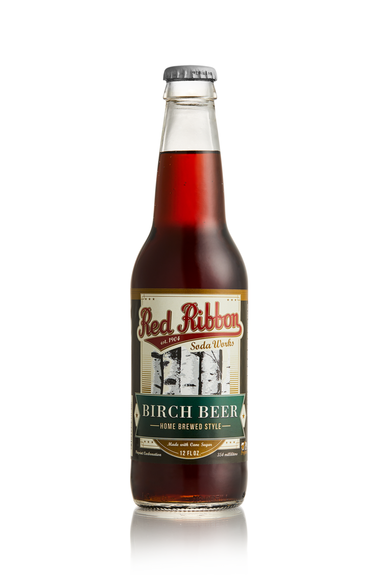 Red Ribbon 12 Fl. Oz. Birch Beer Soda
