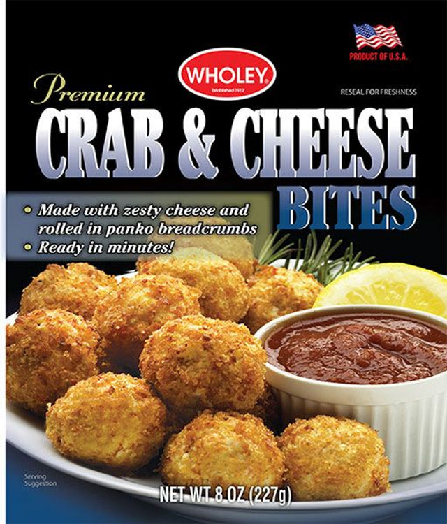 Wholey Crab & Cheese Bites