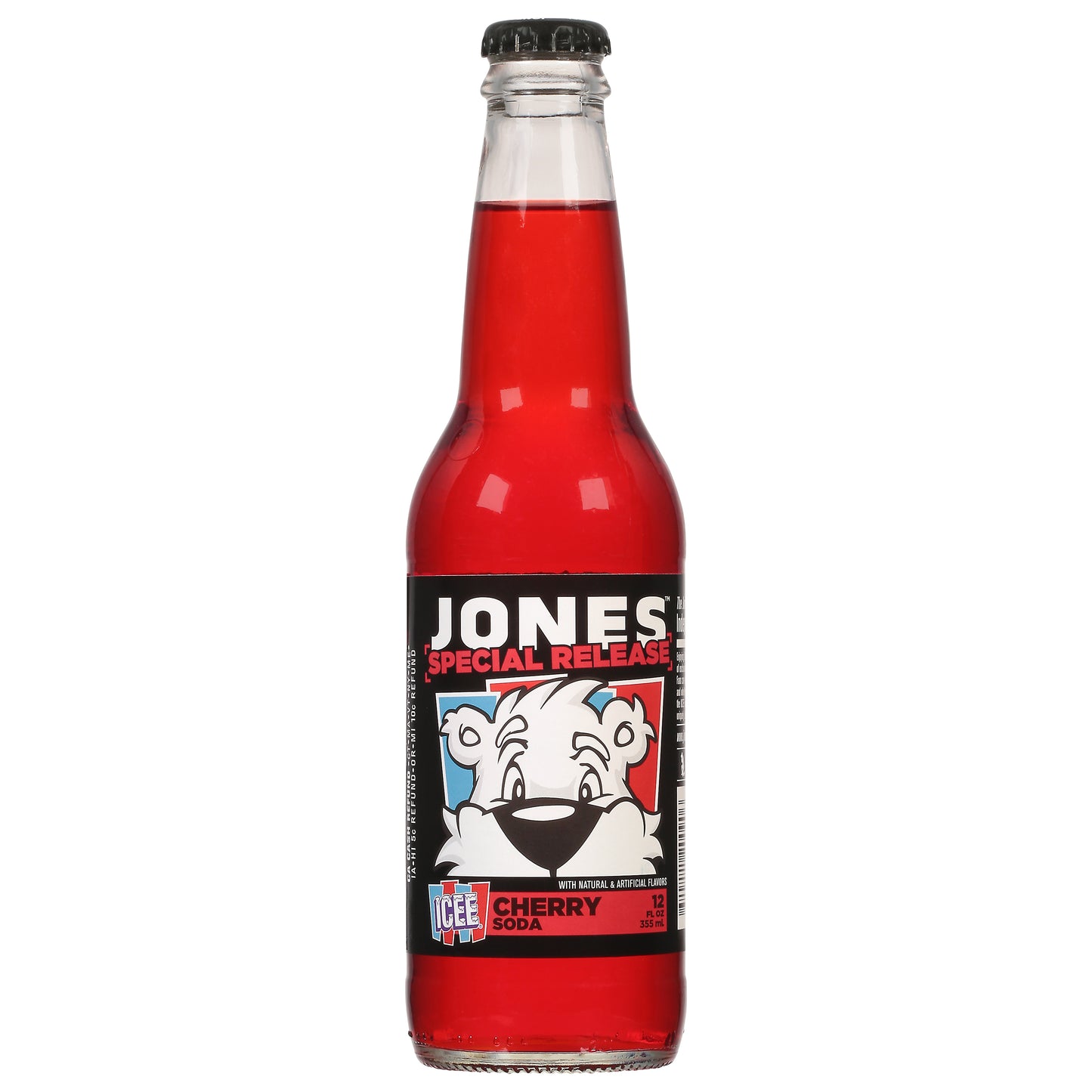 Jones Icee Cherry Soda 12 fl oz
