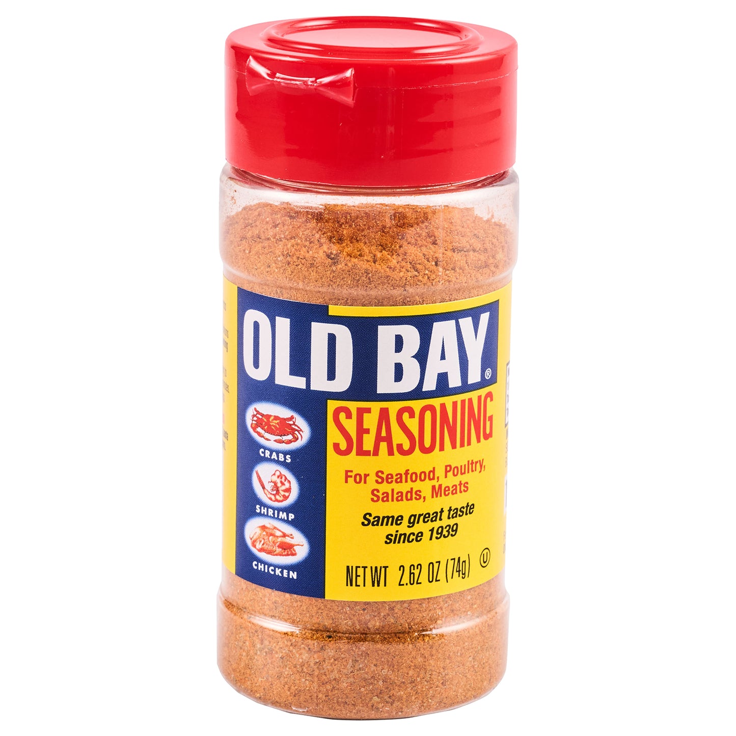 OLD BAY Shaker Bottle Seafood Seasoning, 2.62 oz