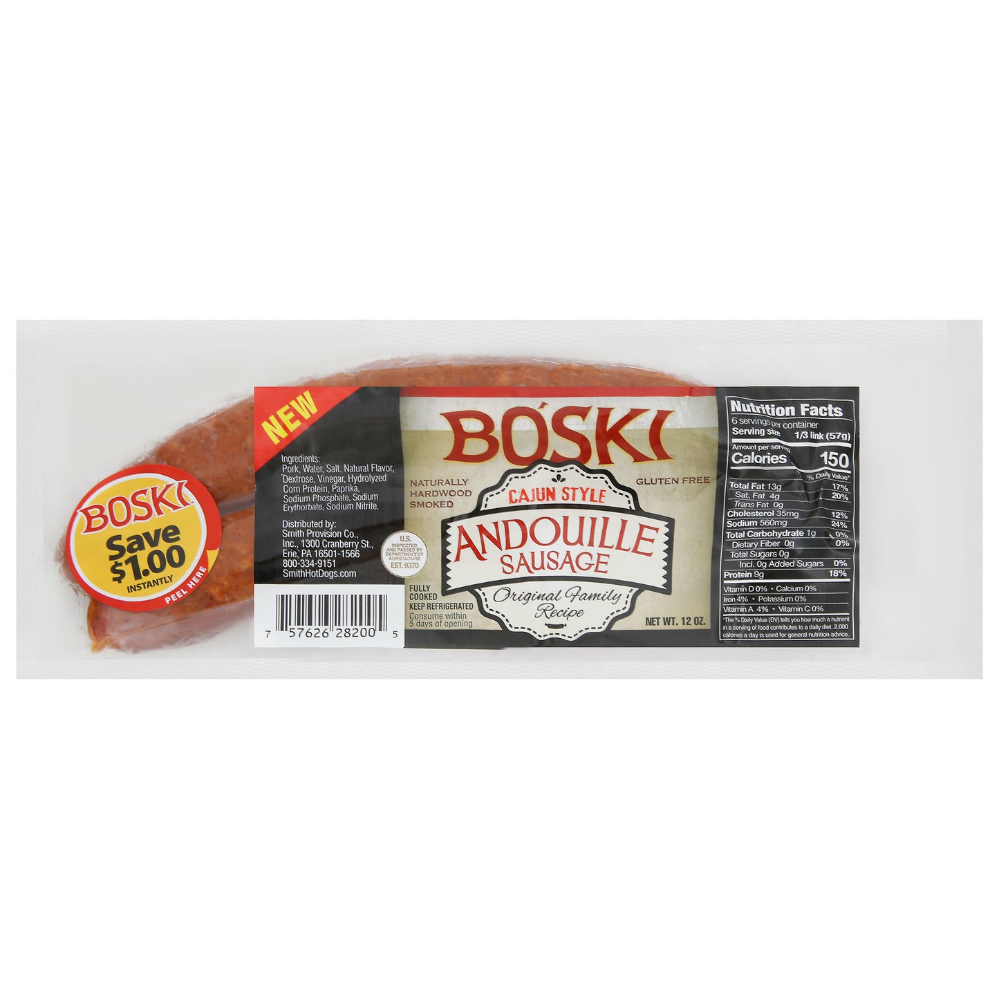 Boski Cajun Style Andouille Sausage