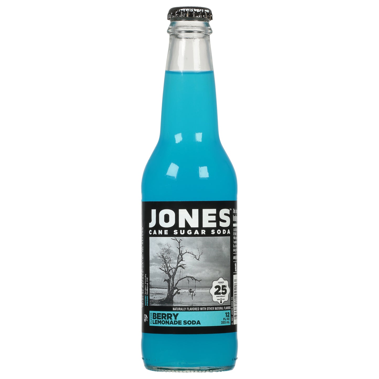 Jones Berry Lemonade Cane Sugar Soda 12 fl oz