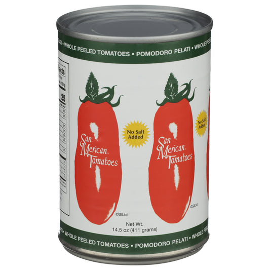 San Merican Whole Tomatoes Peeled 14.5 oz