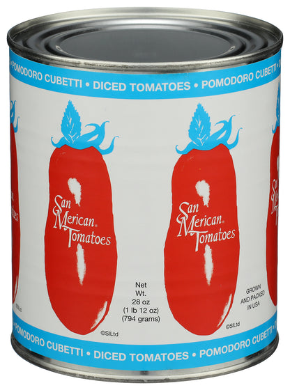 San Merican Diced Tomatoes 28 oz