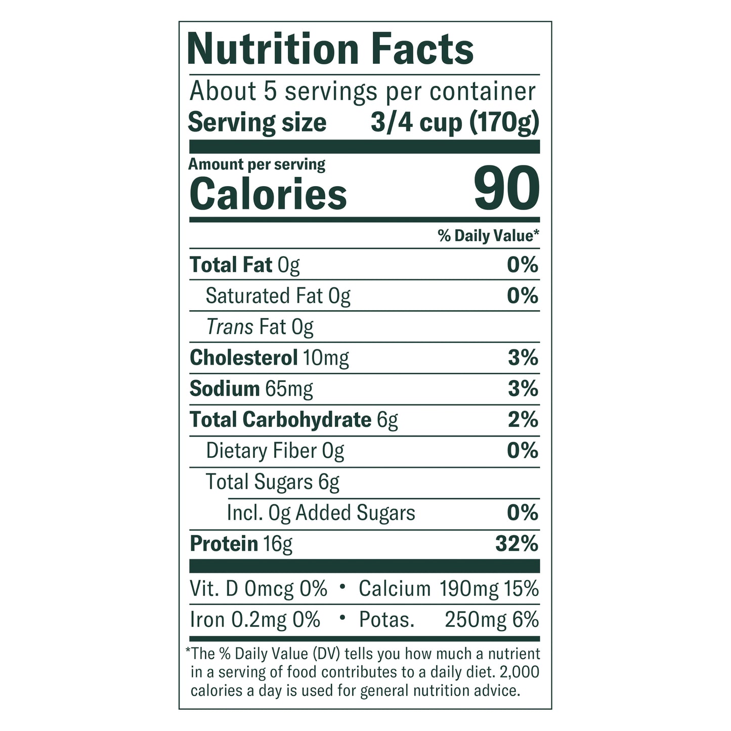 Chobani® Non-Fat Plain Greek Yogurt 32oz