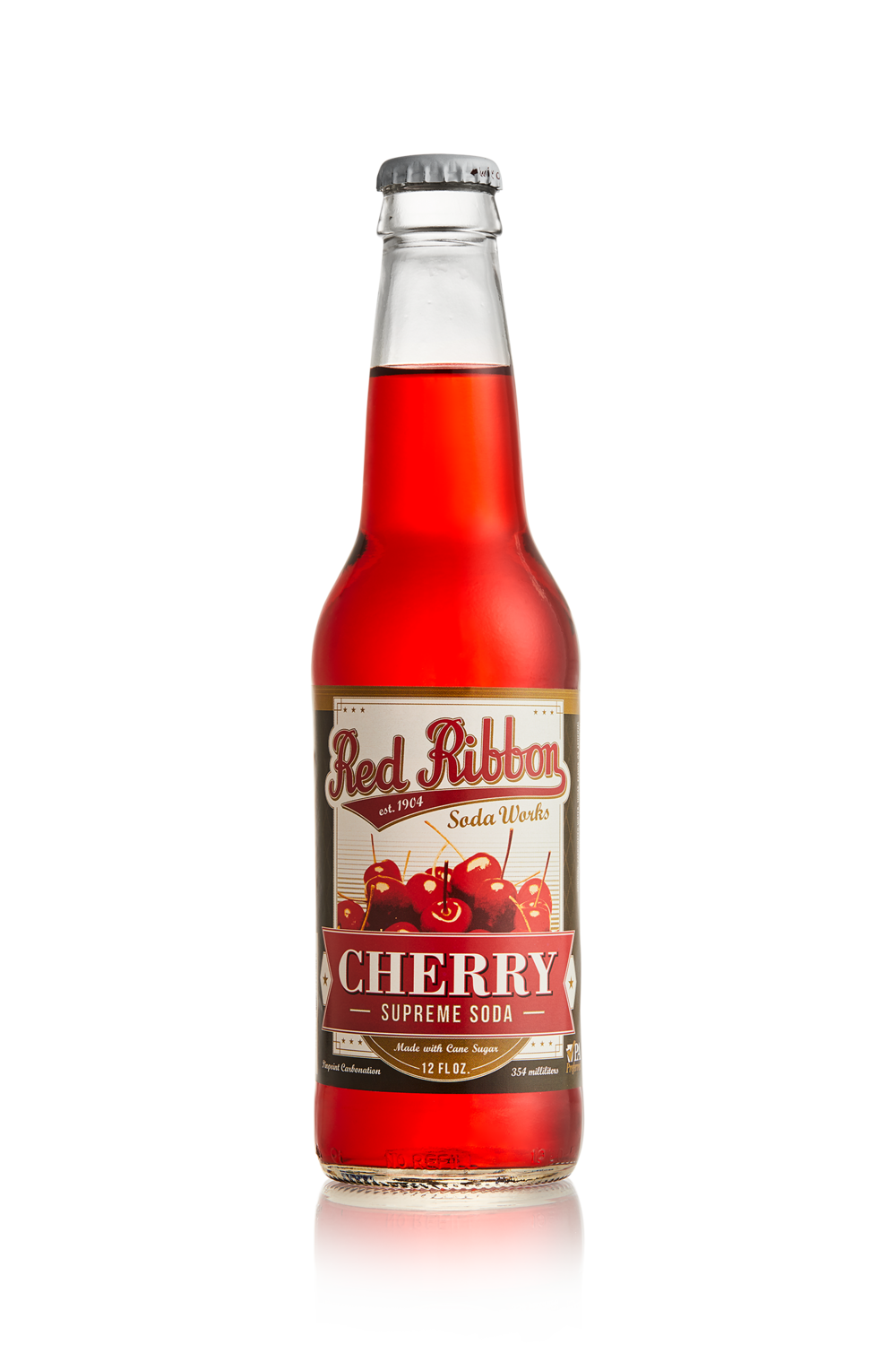 Red Ribbon 12 Fl. Oz. Cherry Supreme Soda