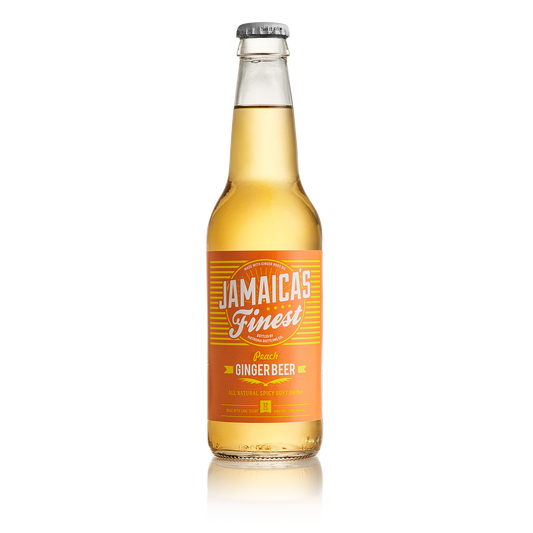 Red Ribbon Jamaica's Finest Peach Ginger Beer