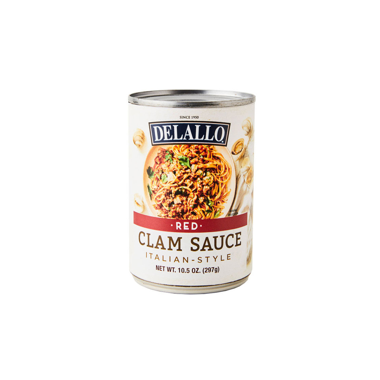 DeLallo Clam Sauce, Red, Italian-Style 10.5 Oz