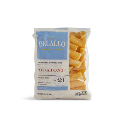 DeLallo Pasta, Rigatoni, No. 21 Cut 16 Oz