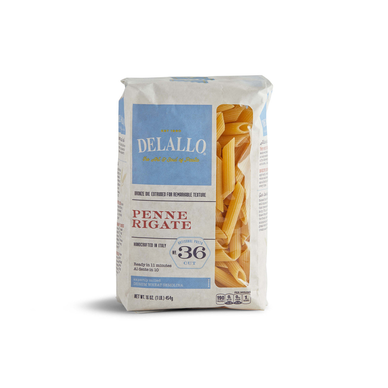 DeLallo Penne Rigate, No. 36 Cut 16 Oz