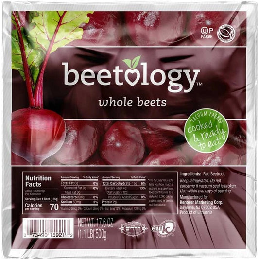 Beetology Whole Beets 1 lb. Pack