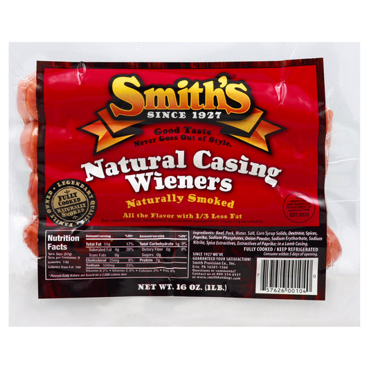 Smith's Natural Casing Wieners