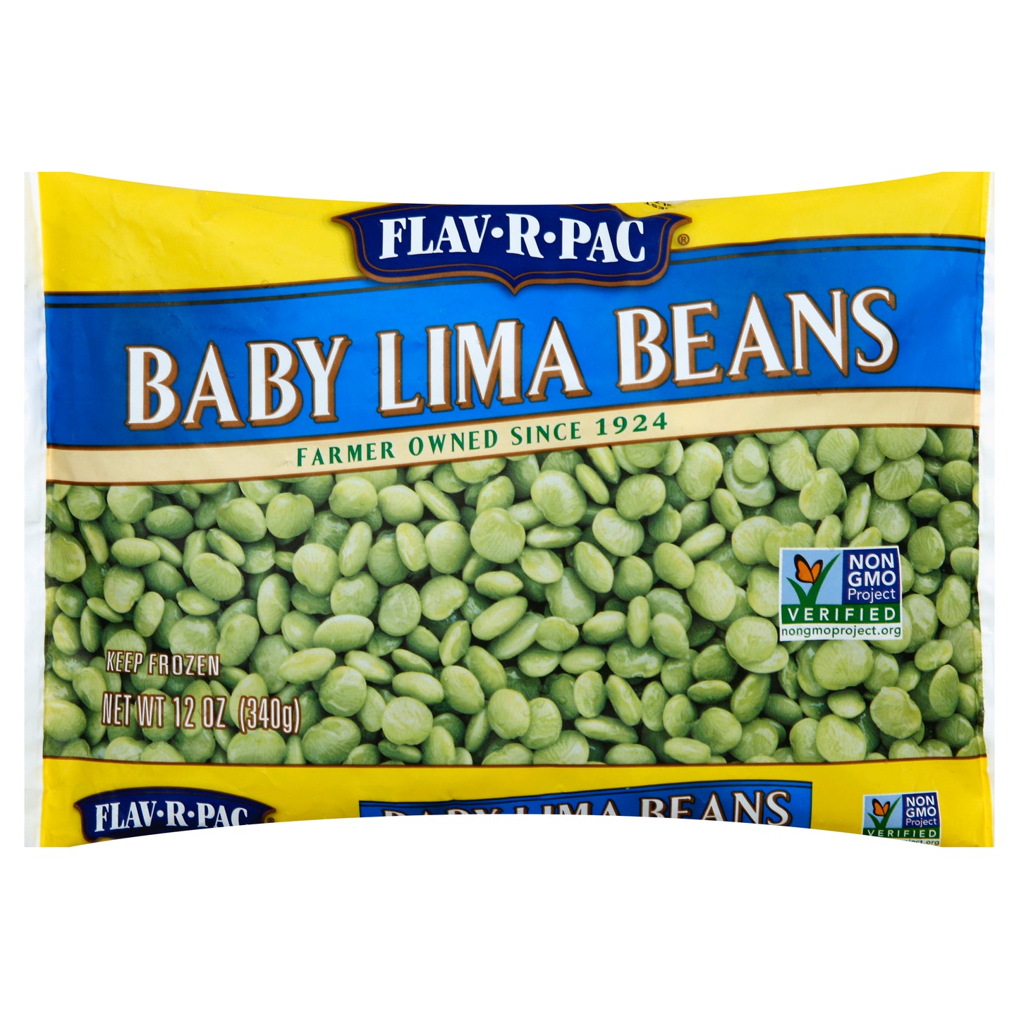 Flav-R-Pac Baby Lima Beans 12 oz