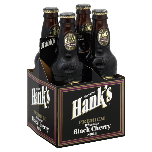 Hank's Soda Black & Cherry 4 Pack