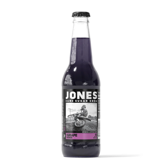 Jones Grape Sugar Cane Soda - 12 fl. oz.
