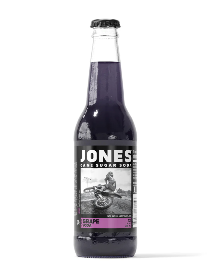 Jones Grape Sugar Cane Soda - 12 fl. oz.