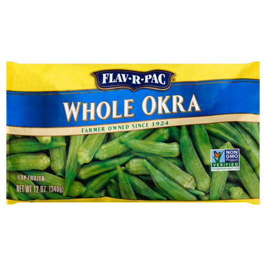 Flav-R-Pac Okra 12 oz - Whole