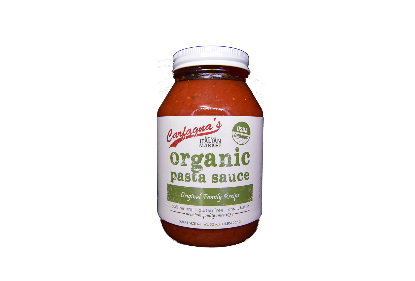 Carfagna's Pasta Sauce, Original, Organic