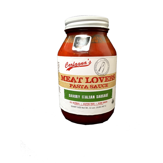 Carfagna's Meat Lover's Savory Italian Sausage Pasta Sauce