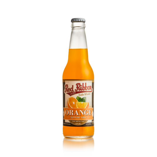 Red Ribbon 12 Fl. Oz. Orange Soda