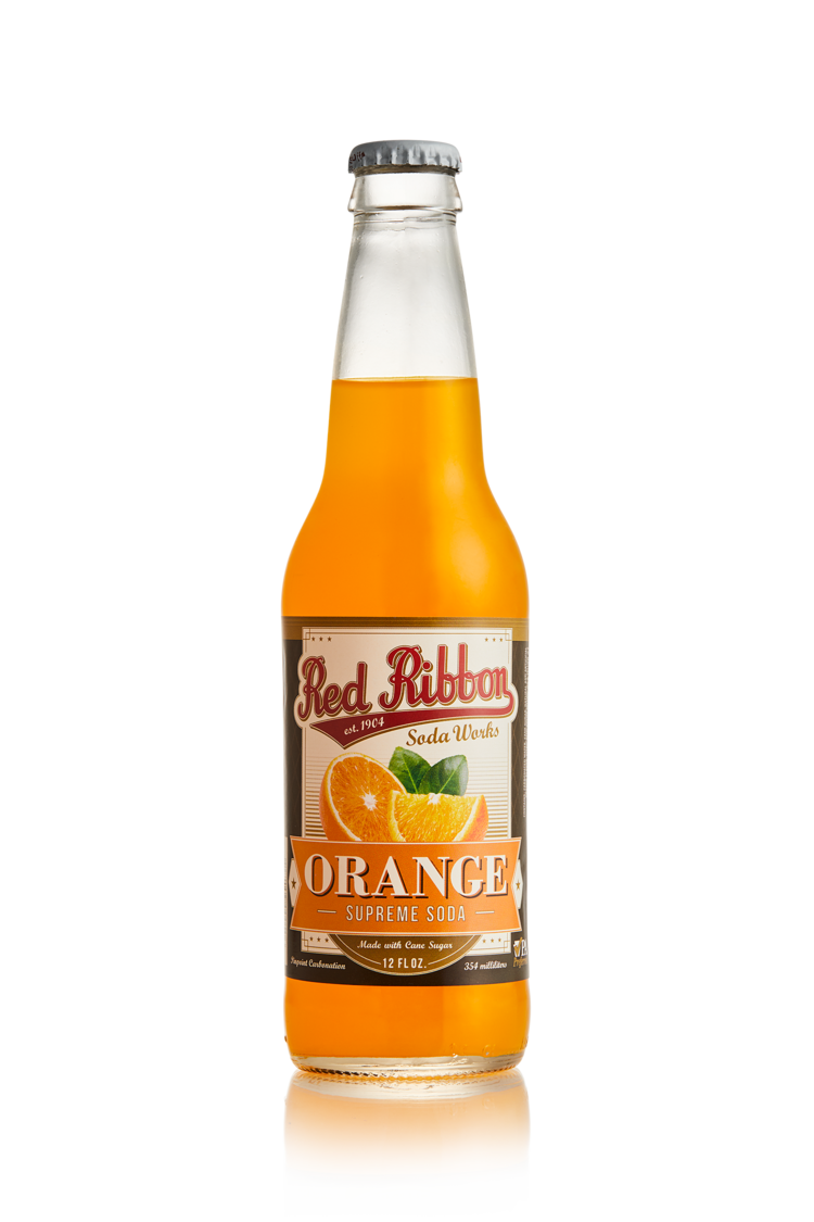 Red Ribbon 12 Fl. Oz. Orange Soda