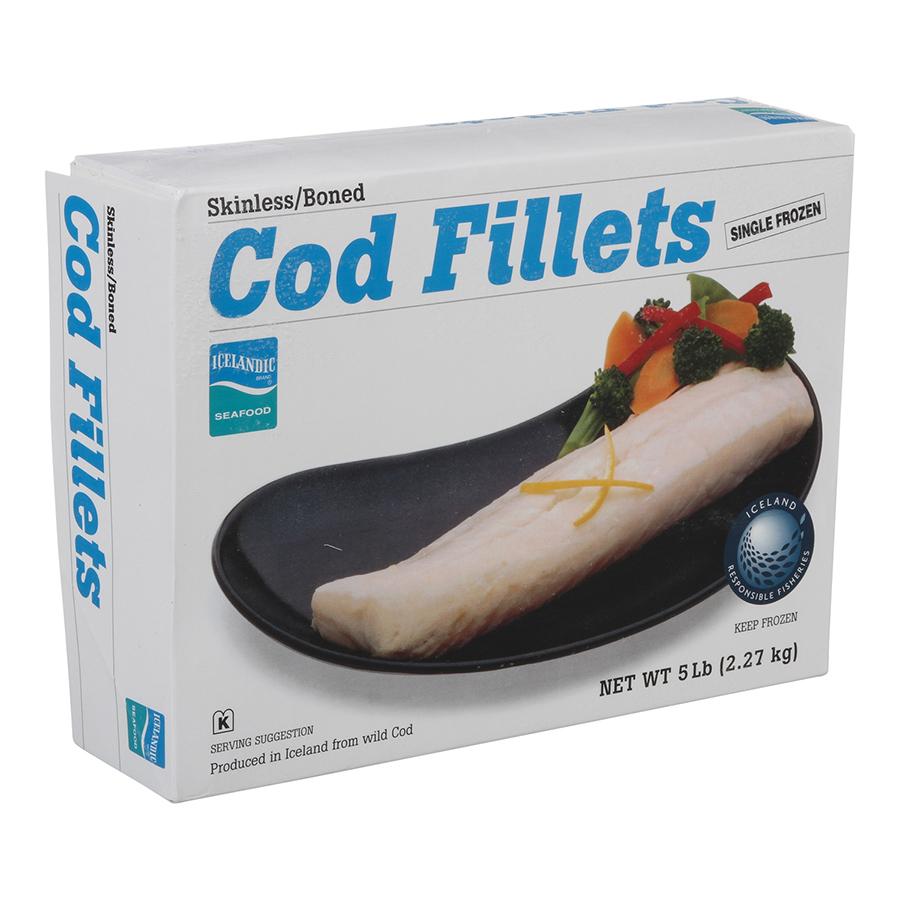 Icelandic Brand Seafood 5 Lb Cod Fillet