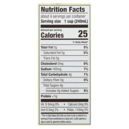 Kitchen Basics No Salt Added Vegetable Stock 32 oz., Carton