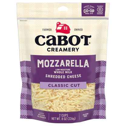 8 oz. WHOLE MILK MOZZARELLA SHREDDED