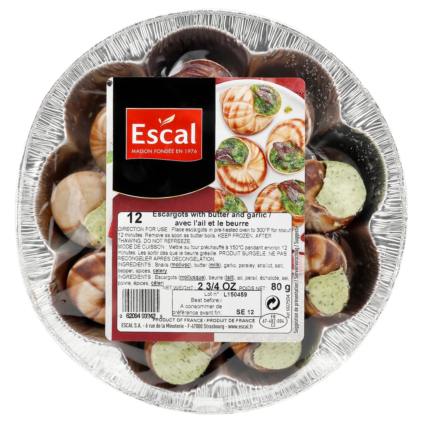 Escal Escargots with Butter and Garlic