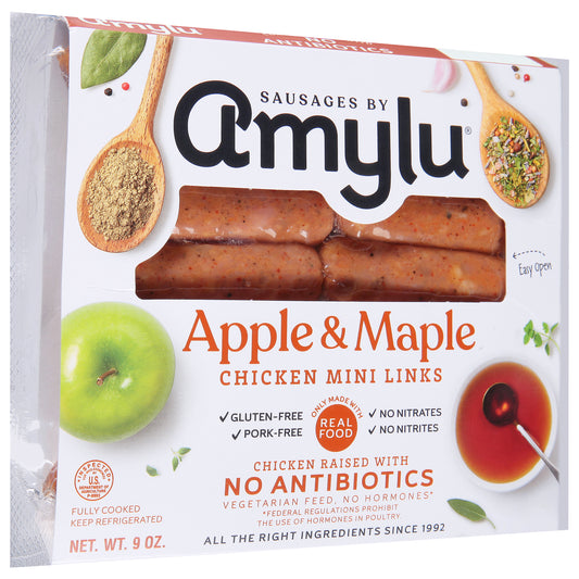 Sausages by Amylu Apple & Maple Chicken Mini Sausage Links