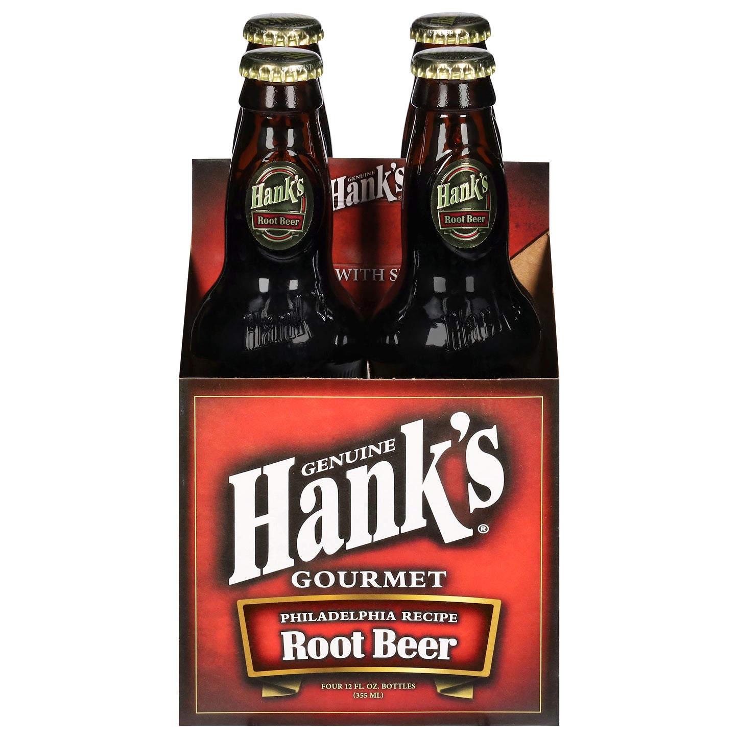 Hank's Gourmet Philadelphia Recipe Root Beer 4 Pack