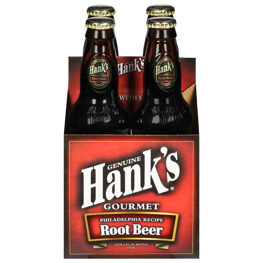 Hank's Gourmet Philadelphia Recipe Root Beer 4 Pack