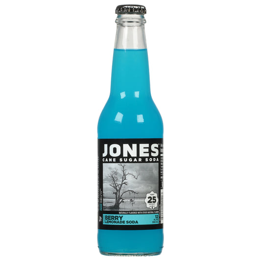 Jones Berry Lemonade Cane Sugar Soda 12 fl oz